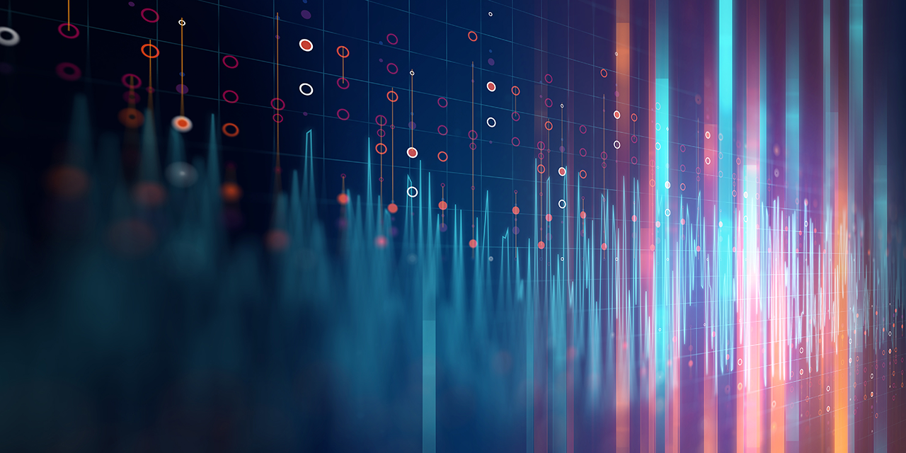 Abstract chart with no numbers or text